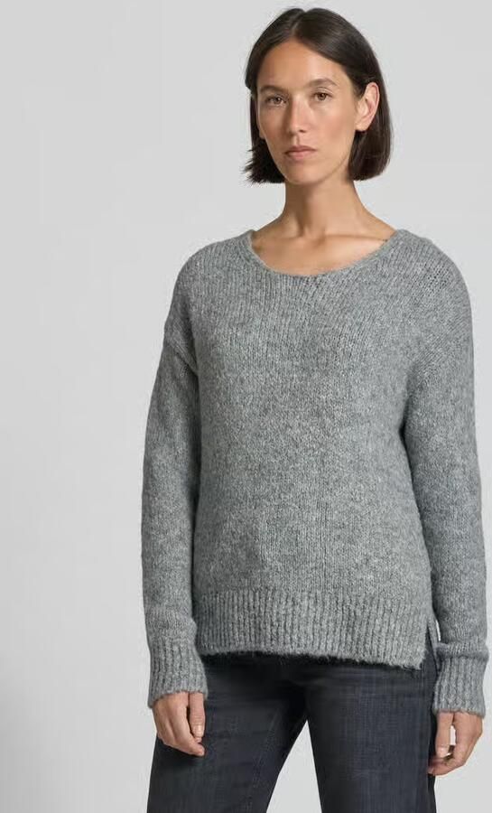 Milano italy Loose fit gebreide pullover met mix van wol en alpaca - Foto 2