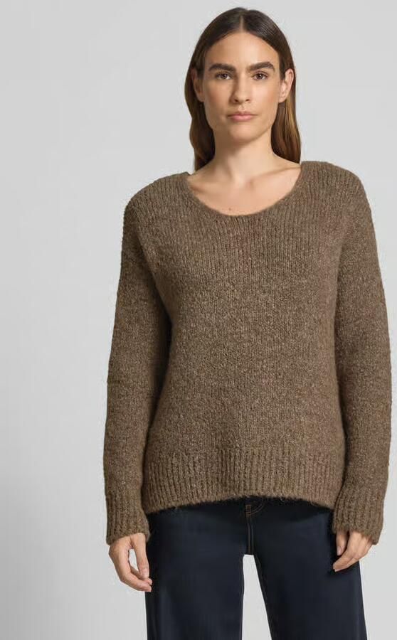 Milano italy Loose fit gebreide pullover met mix van wol en alpaca - Foto 2