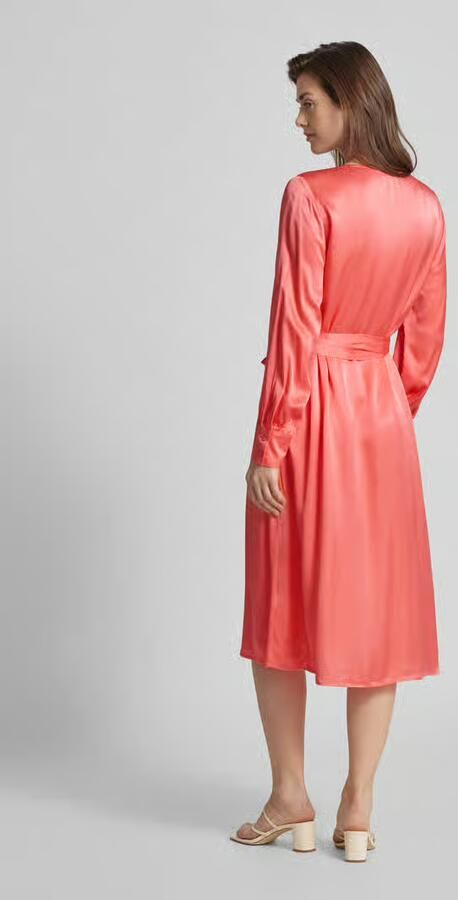 Milano italy Midi-jurk in wikkellook van viscose