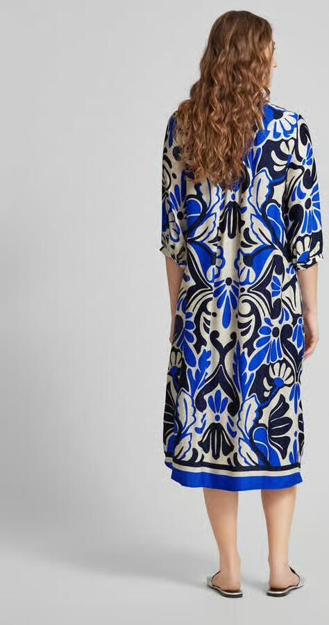 Milano italy Midi-jurk met all-over motief