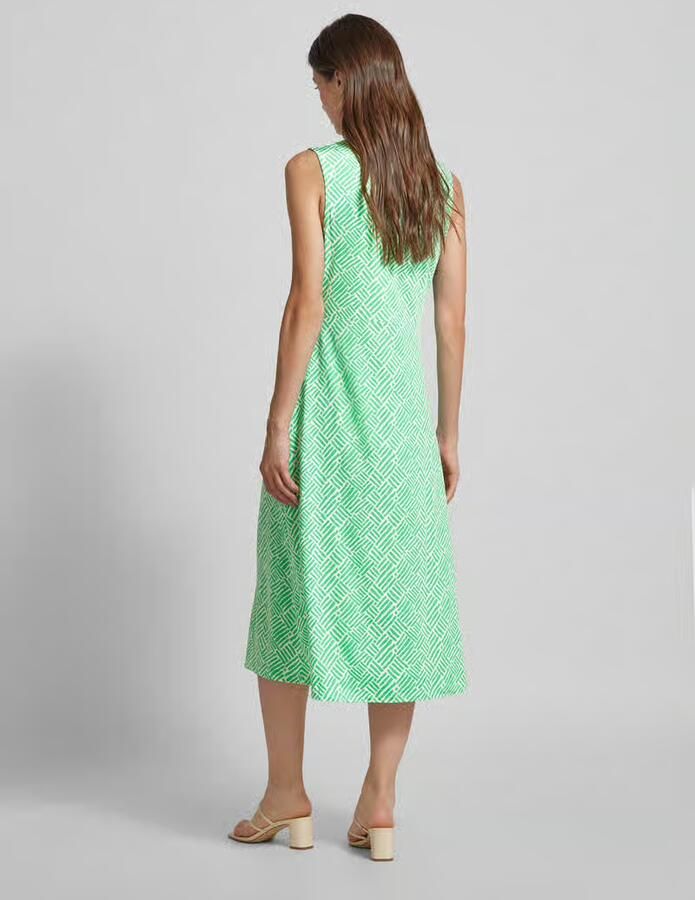 Milano italy Midi-jurk met all-over motief