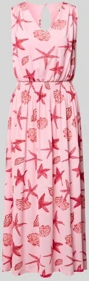 Milano italy midi-jurk met all-over motiefprint - Foto 2