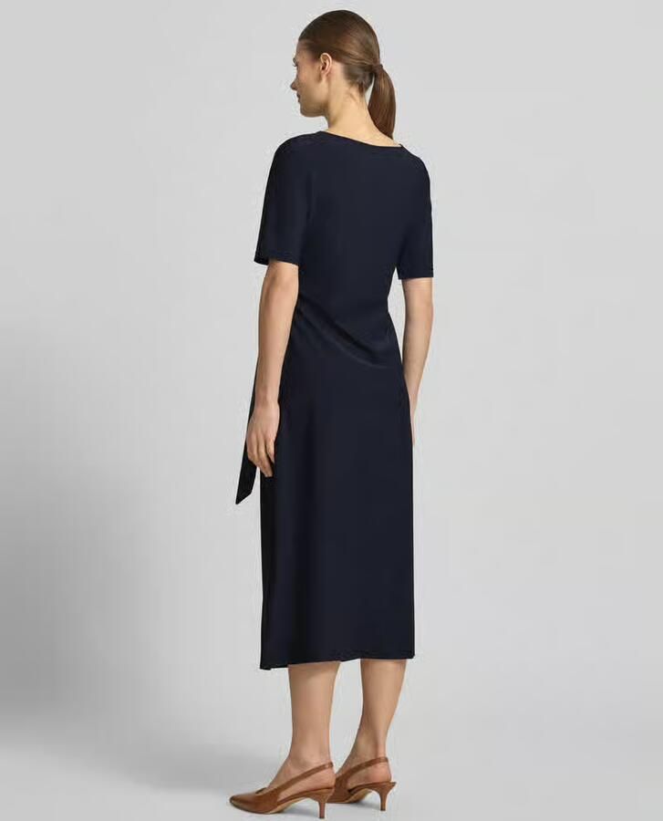 Milano italy Midi-jurk met knoopdetail