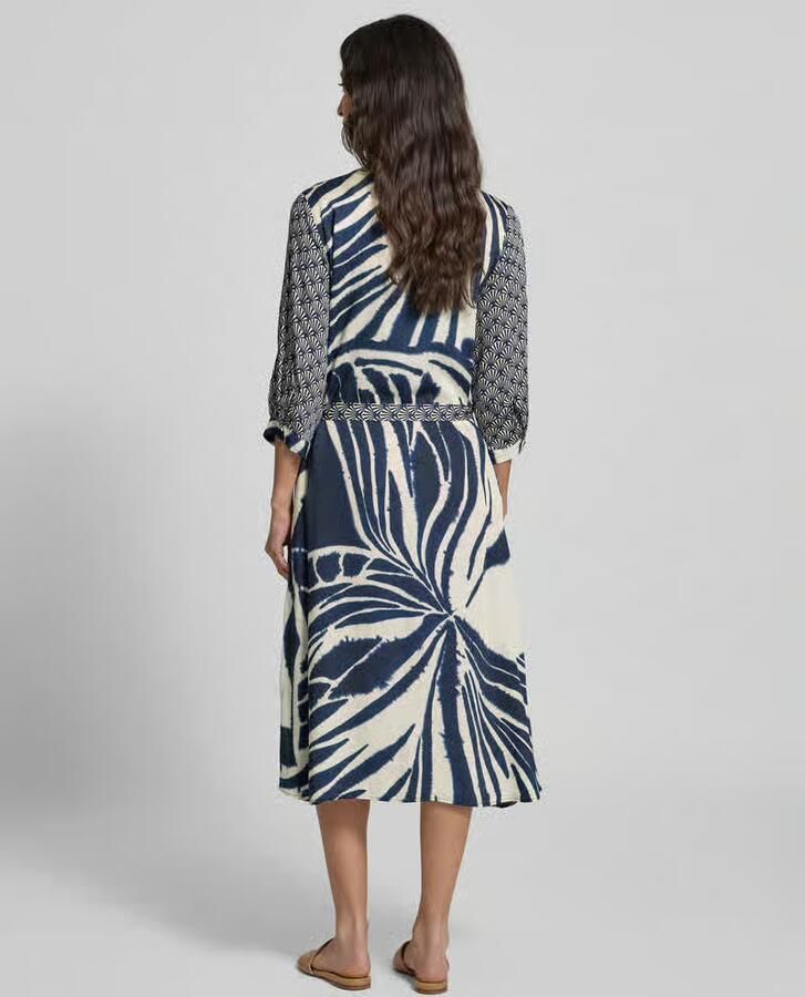 Milano italy Midi-jurk met ronde hals