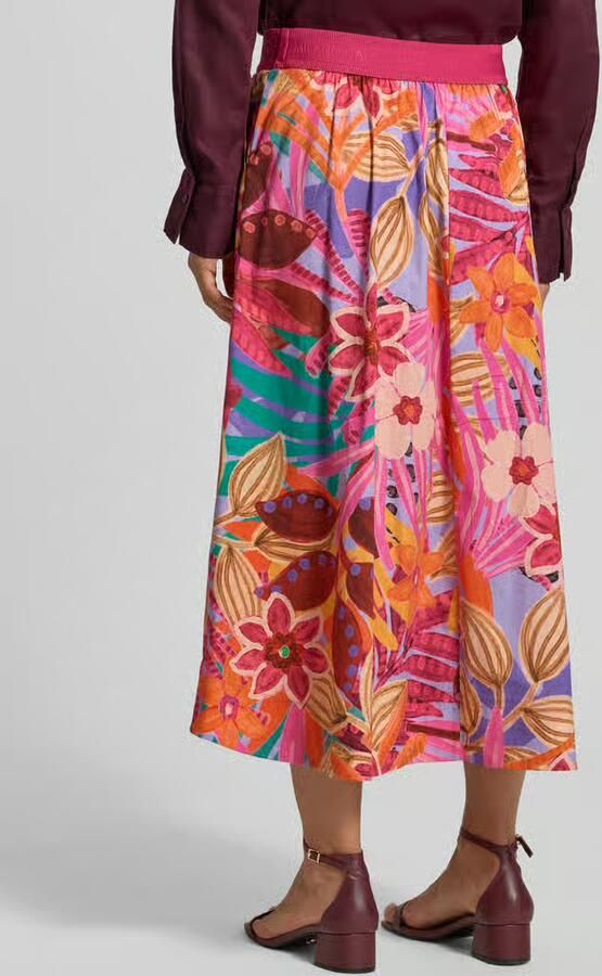 Milano italy Midirok in all-over look met elastische band