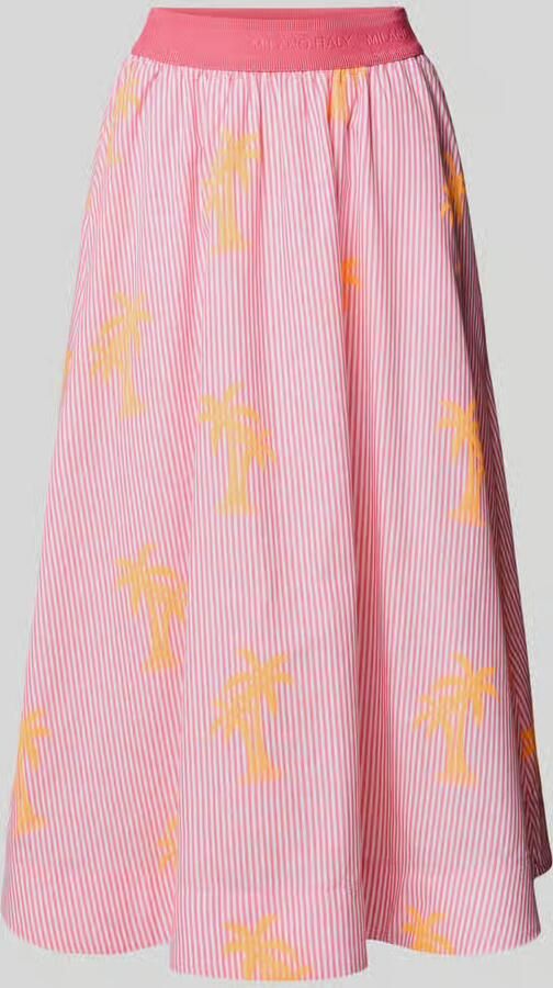 Milano italy Midirok met all-over bloemenmotief - Foto 2