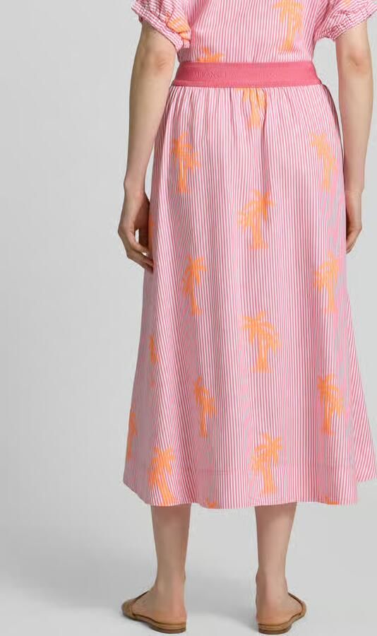 Milano italy Midirok met all-over bloemenmotief - Foto 3