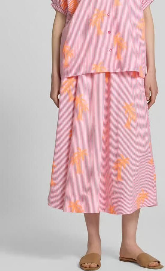 Milano italy Midirok met all-over bloemenmotief - Foto 2