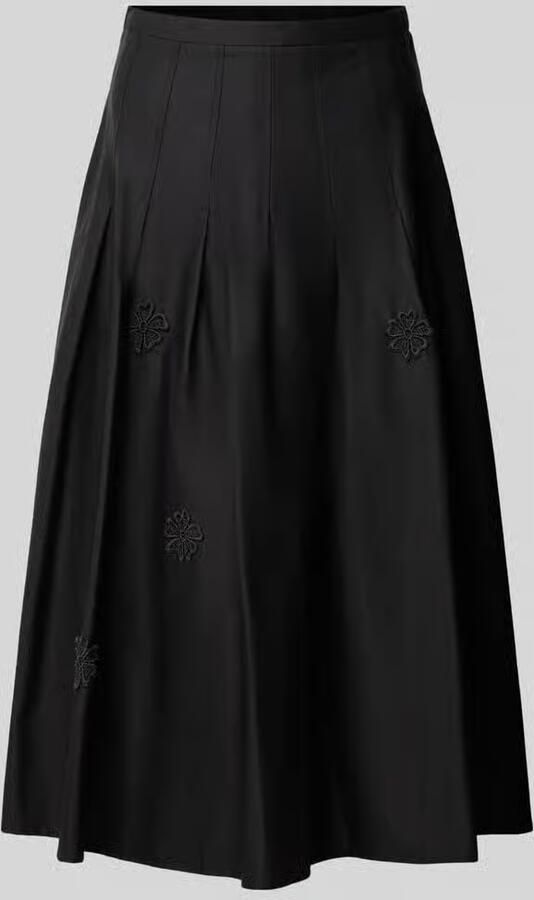 Milano italy Midirok met plooien en stitchings