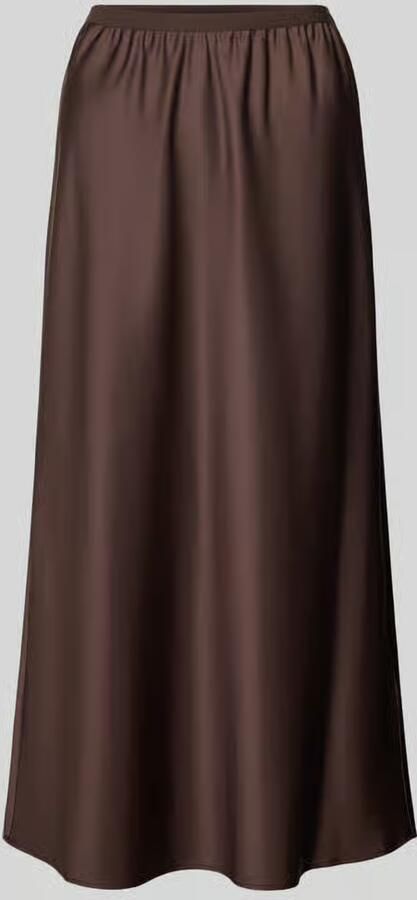Milano italy Midirok van satijn met elastische tailleband