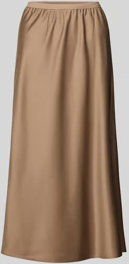Milano italy Midirok van satijn met elastische tailleband
