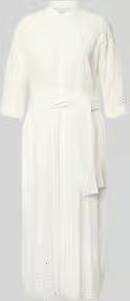 Milano italy Overhemdjurk van broderie met knoopsluiting