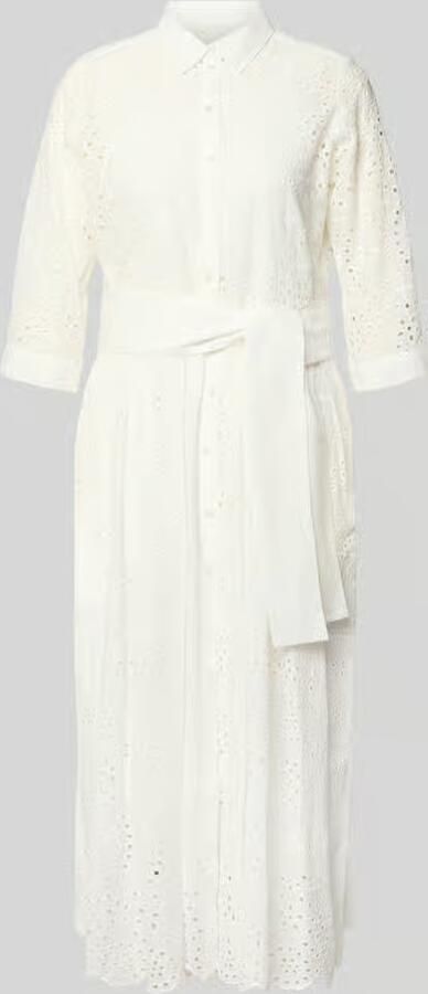 Milano italy Overhemdjurk van broderie met knoopsluiting - Foto 2