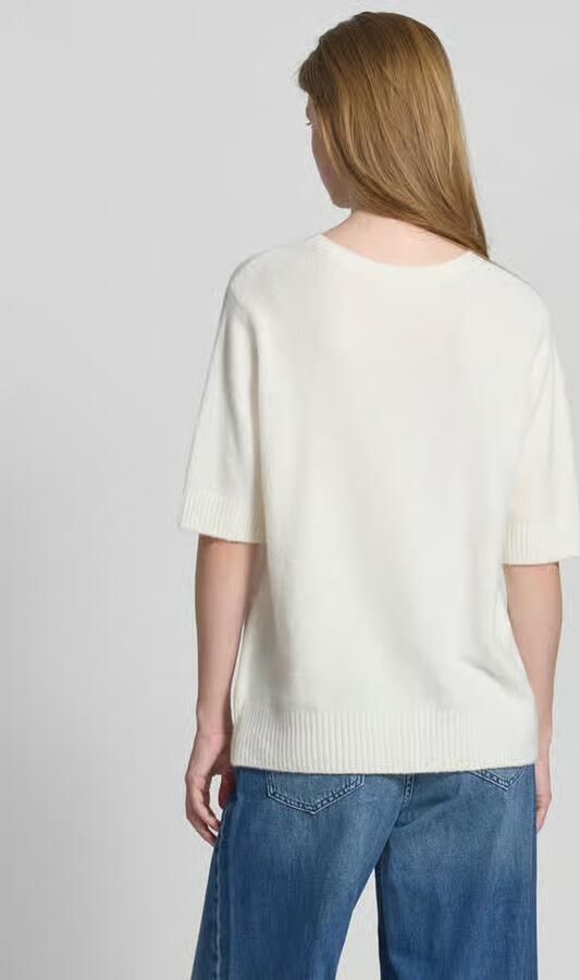 Milano italy Oversized gebreide pullover met ronde hals