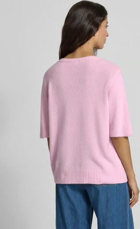 Milano italy Oversized gebreide pullover met ronde hals