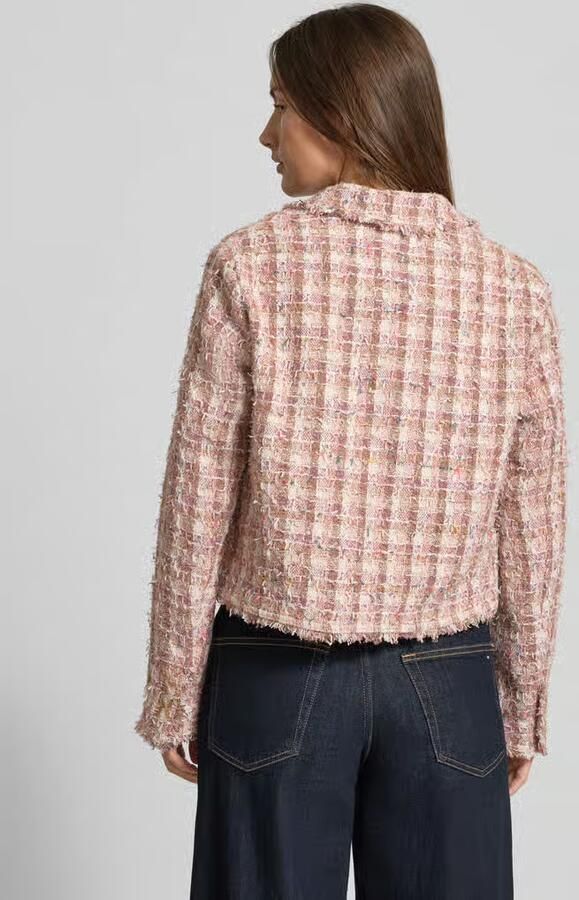 Milano italy Regular fit blazer met structuurpatroon en klepzakken - Foto 3
