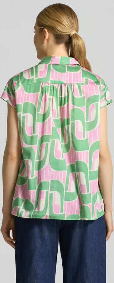 Milano italy regular fit blouse in all-over look - Foto 3