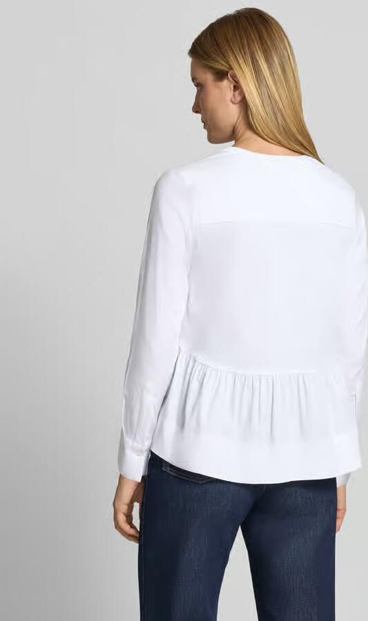Milano italy Regular fit blouse met knoopsluiting