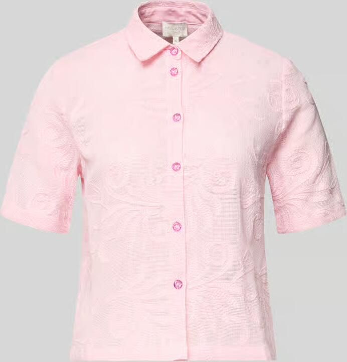 Milano italy regular fit blouse met stitchings - Foto 4