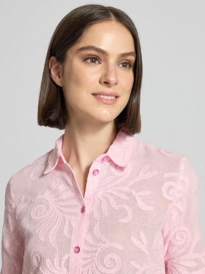 Milano italy regular fit blouse met stitchings - Foto 2