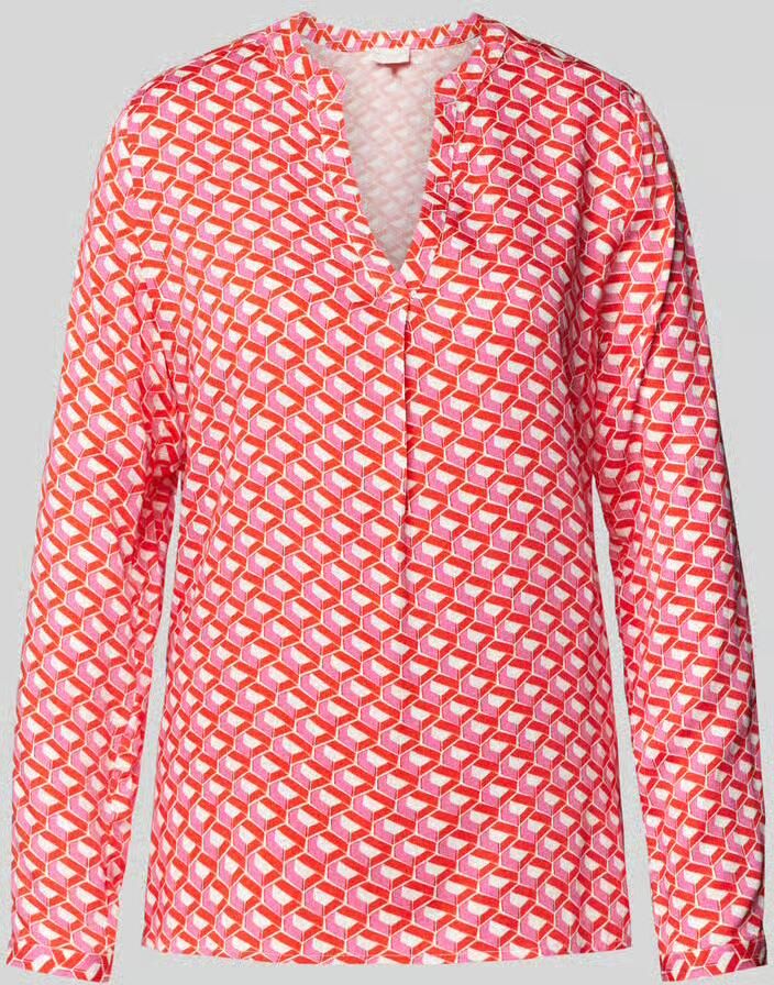 Milano italy Regular fit blouse met V-hals - Foto 2