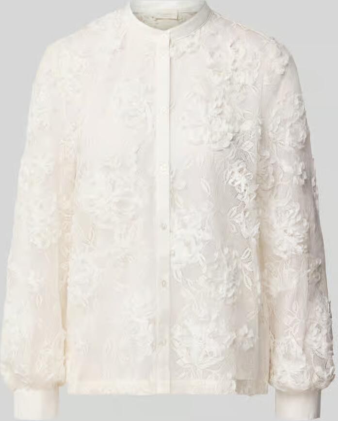 Milano italy Regular fit blouse van kant