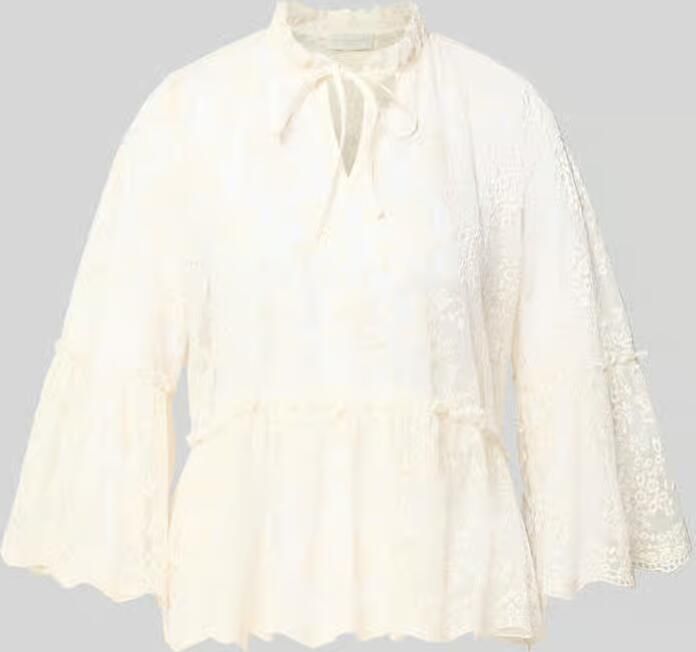 Milano italy regular fit blouse van katoenmix - Foto 3