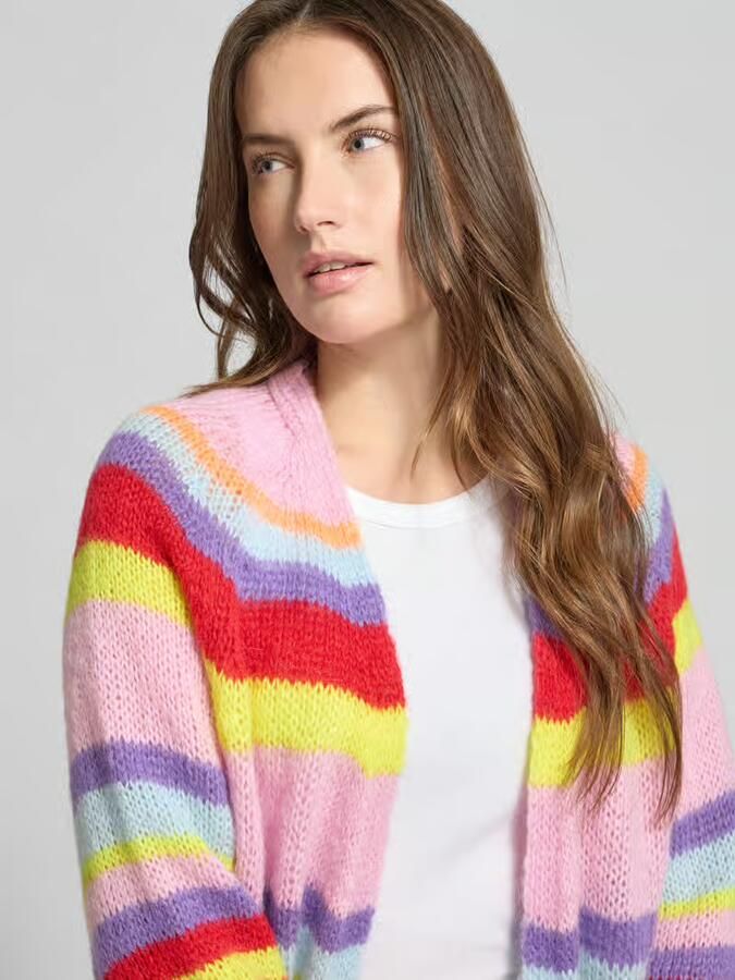 Milano italy Relaxed fit Cardigan met Mohairgehalte in tricotlook - Foto 3