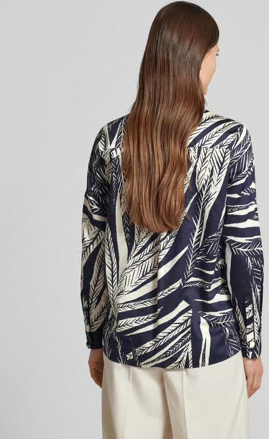 Milano italy Regular fit overhemdblouse met doorknoopsluiting