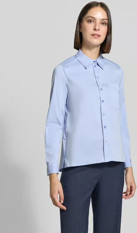 Milano italy regular fit overhemdblouse van katoenmix - Foto 3