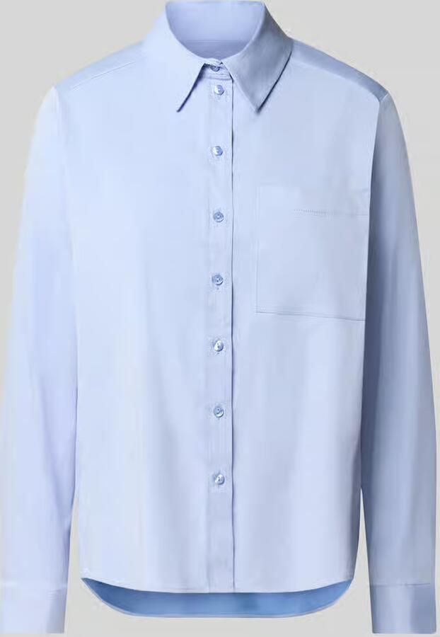 Milano italy regular fit overhemdblouse van katoenmix - Foto 2