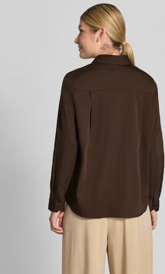 Milano italy regular fit overhemdblouse van katoenmix - Foto 3
