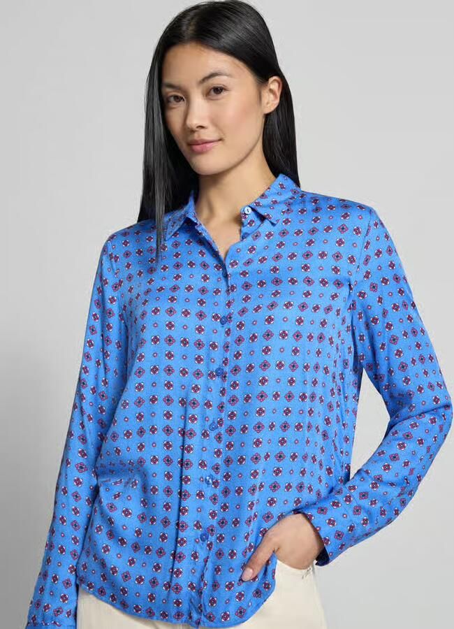 Milano italy Regular fit overhemdblouse van pure viscose - Foto 2