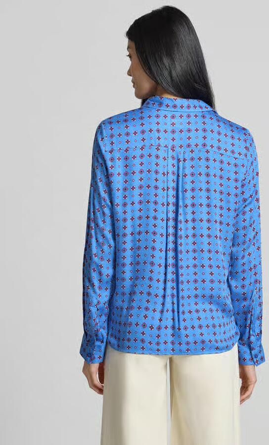 Milano italy Regular fit overhemdblouse van pure viscose - Foto 3