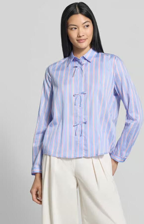 Milano italy regular fit overhemdblouse van puur katoen - Foto 2