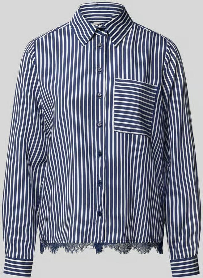 Milano italy Regular fit overhemdblouse van viscosemix