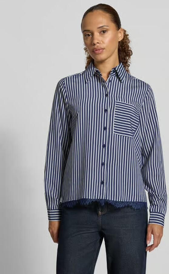 Milano italy Regular fit overhemdblouse van viscosemix - Foto 2