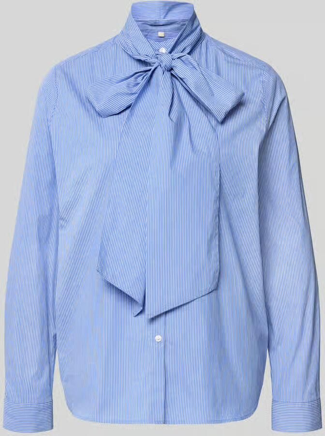 Milano italy Regular fit strikblouse met knoopsluiting