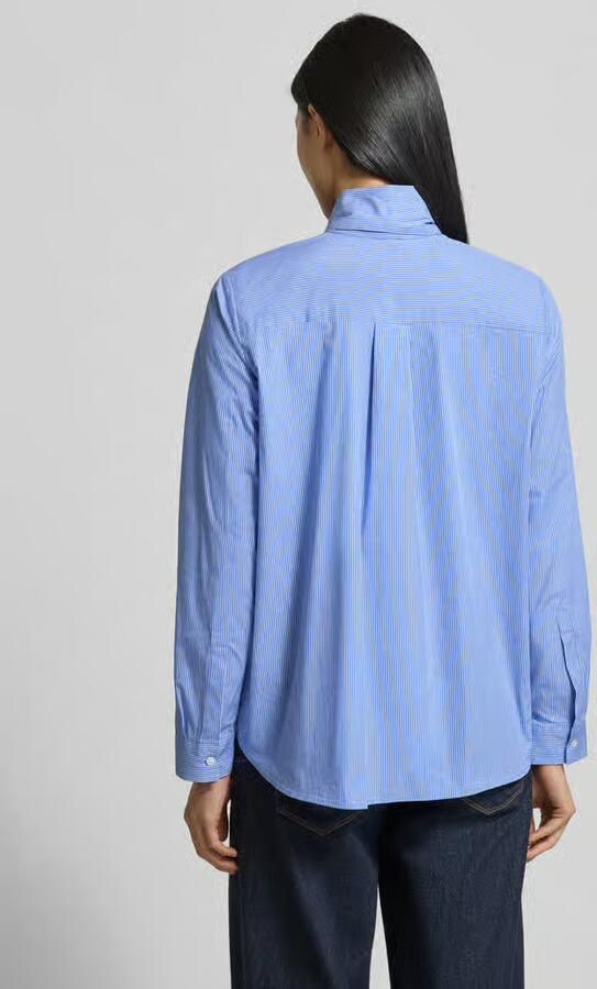 Milano italy Regular fit strikblouse met knoopsluiting - Foto 3