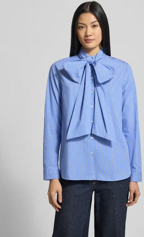 Milano italy Regular fit strikblouse met knoopsluiting - Foto 2