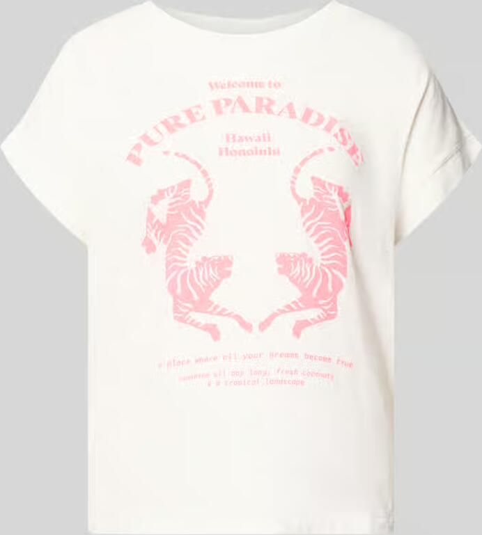 Milano italy regular fit T-shirt met motiefprint - Foto 2