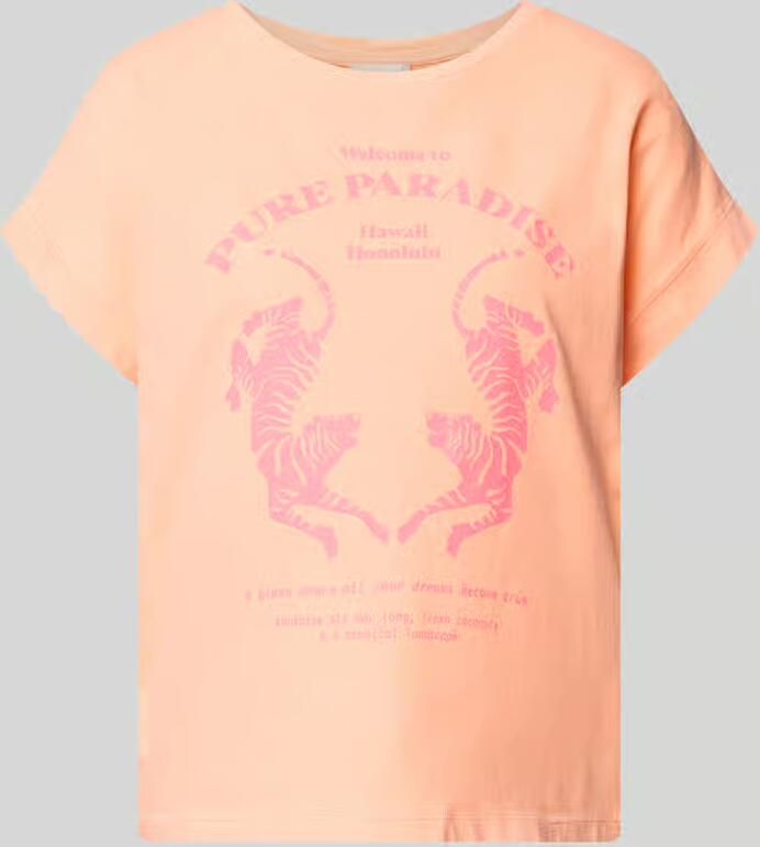 Milano italy regular fit T-shirt met motiefprint - Foto 2