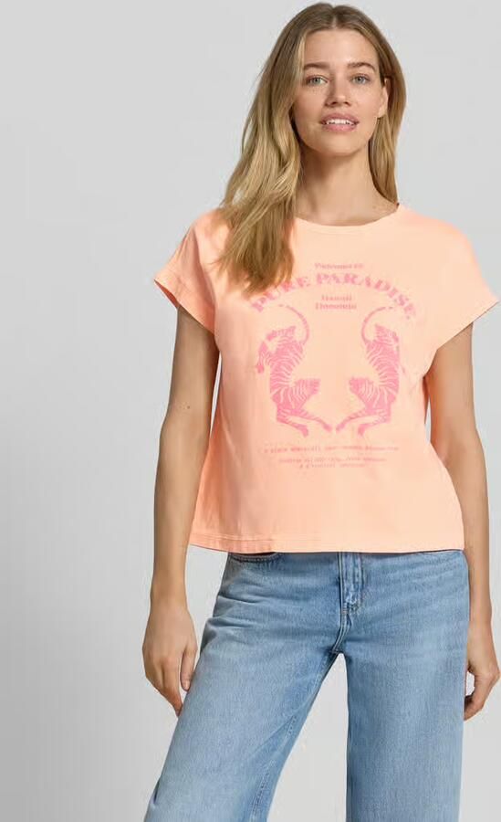Milano italy regular fit T-shirt met motiefprint - Foto 2