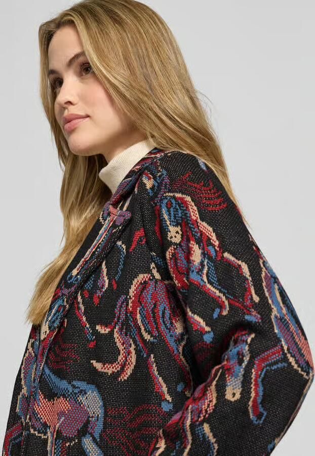 Milano italy Relaxed fit lange cardigan in All-over look - Foto 3
