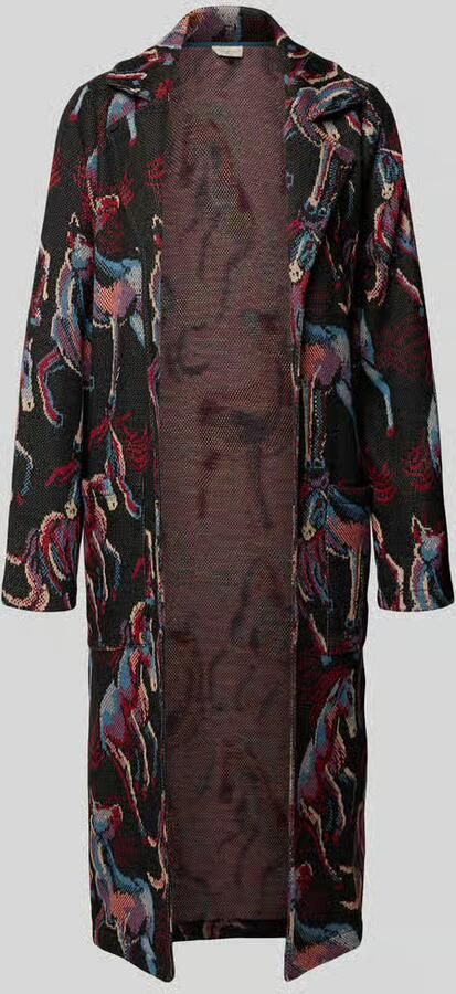 Milano italy Relaxed fit lange cardigan in All-over look - Foto 4