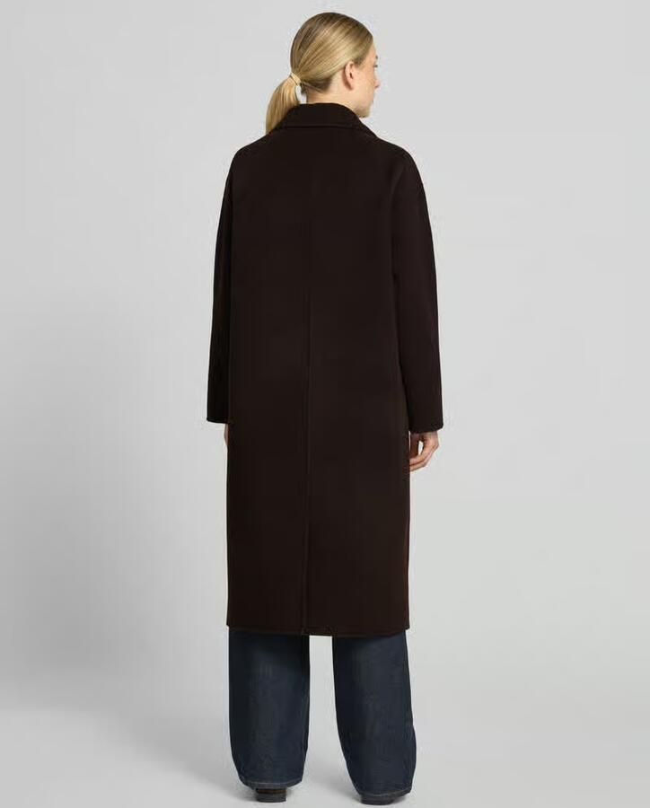 Milano italy relaxed fit lange jas van pure wol met 2-knoopsluiting - Foto 2