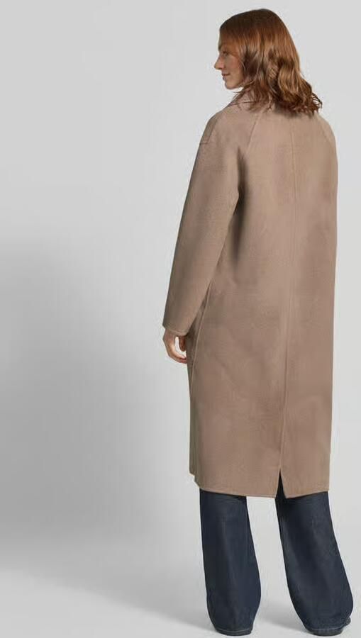 Milano italy relaxed fit lange jas van pure wol met 2-knoopsluiting - Foto 2
