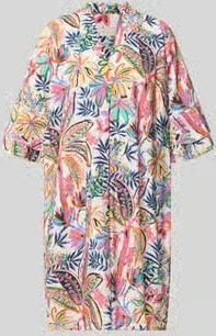 Milano italy relaxed fit overhemdjurk van viscosemix