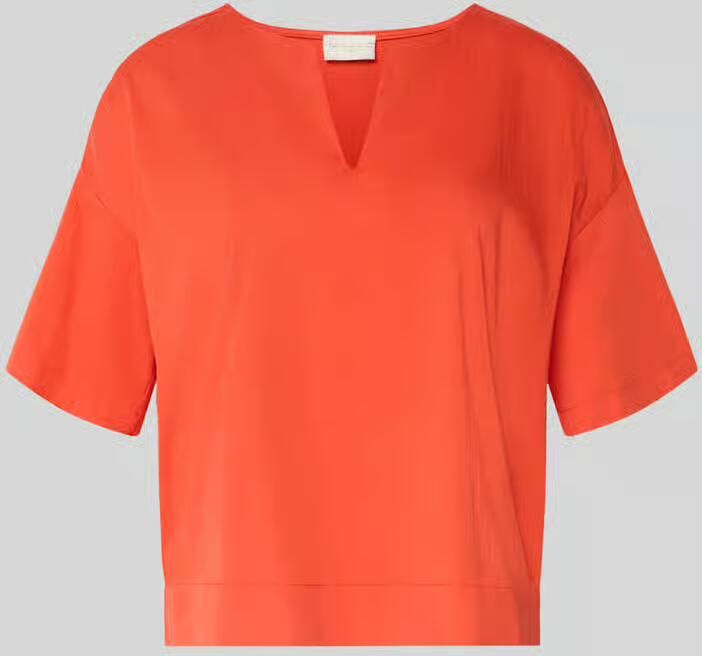 Milano italy relaxed fit T-shirt met tuniekhals - Foto 2