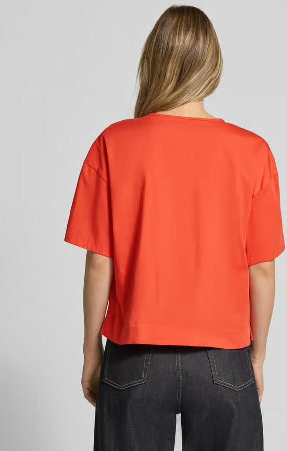 Milano italy relaxed fit T-shirt met tuniekhals - Foto 3